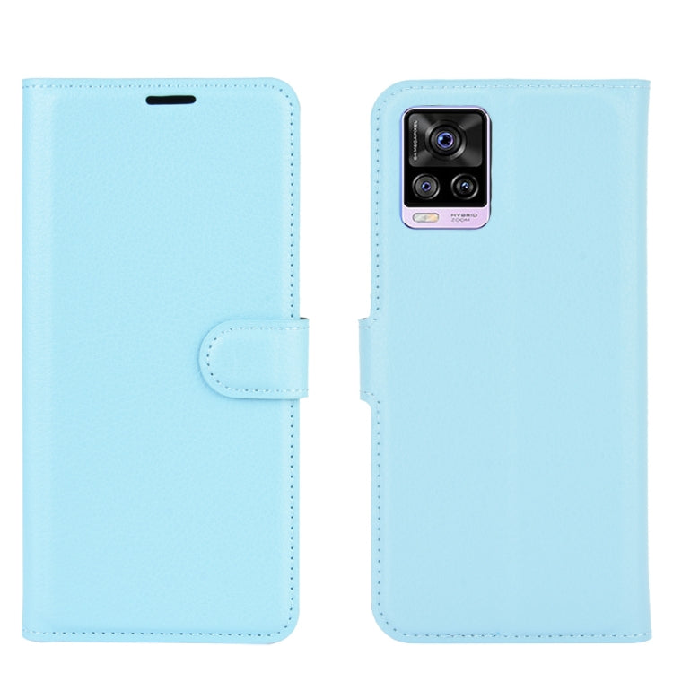 For Vivo S7 5G Litchi Texture Horizontal Flip Protective Case with Holder & Card Slots & Wallet