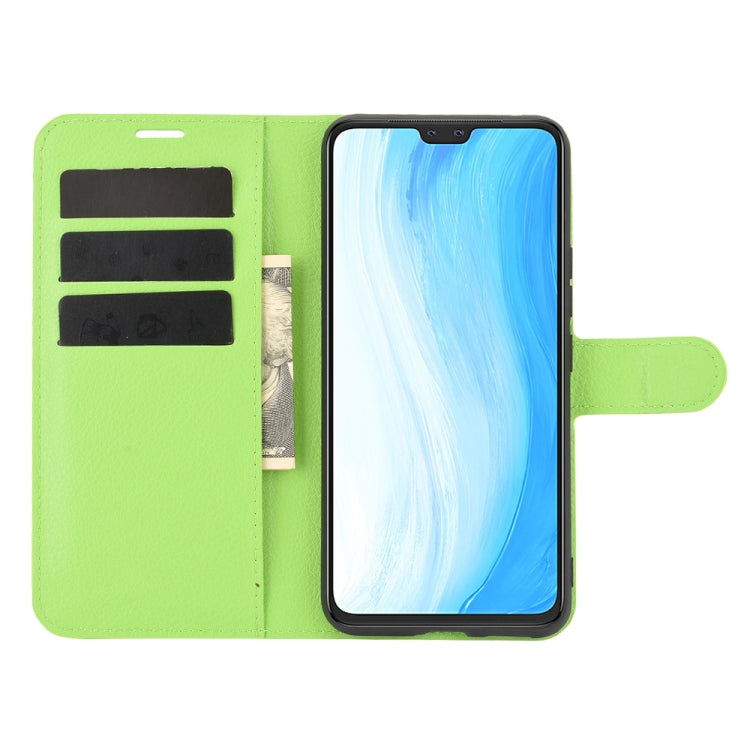 For Vivo S7 5G Litchi Texture Horizontal Flip Protective Case with Holder & Card Slots & Wallet