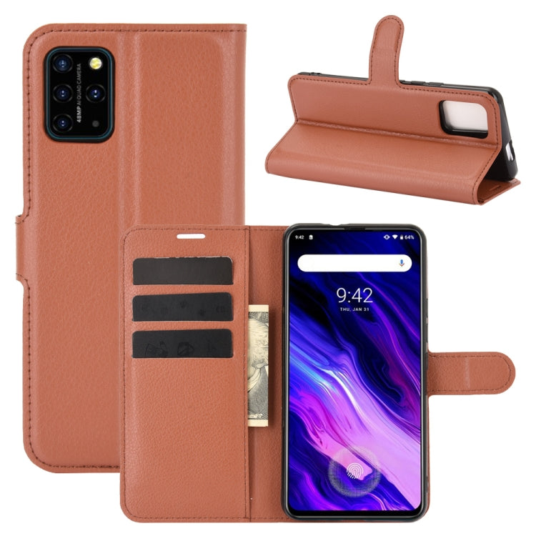 For Umidigi S5 Pro Litchi Texture Horizontal Flip Protective Case with Holder & Card Slots & Wallet