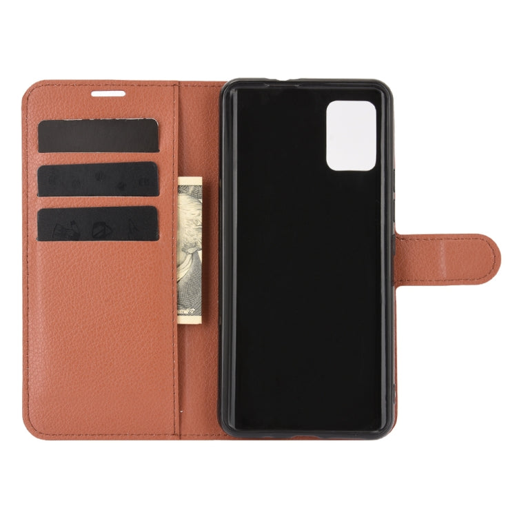 For Umidigi S5 Pro Litchi Texture Horizontal Flip Protective Case with Holder & Card Slots & Wallet