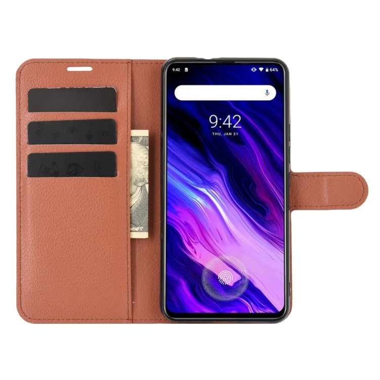 For Umidigi S5 Pro Litchi Texture Horizontal Flip Protective Case with Holder & Card Slots & Wallet