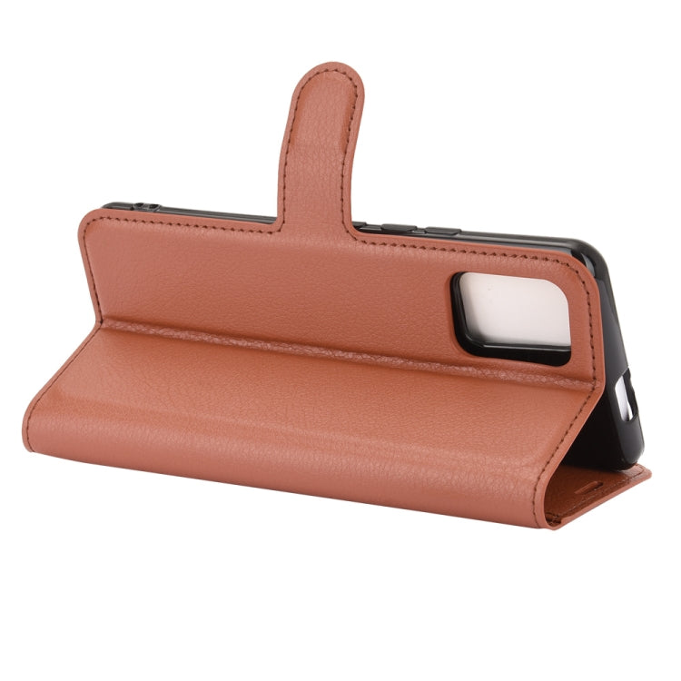 For Umidigi S5 Pro Litchi Texture Horizontal Flip Protective Case with Holder & Card Slots & Wallet