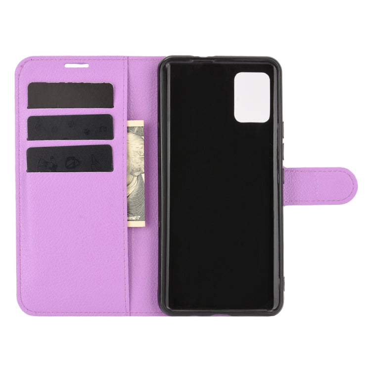 For Umidigi S5 Pro Litchi Texture Horizontal Flip Protective Case with Holder & Card Slots & Wallet