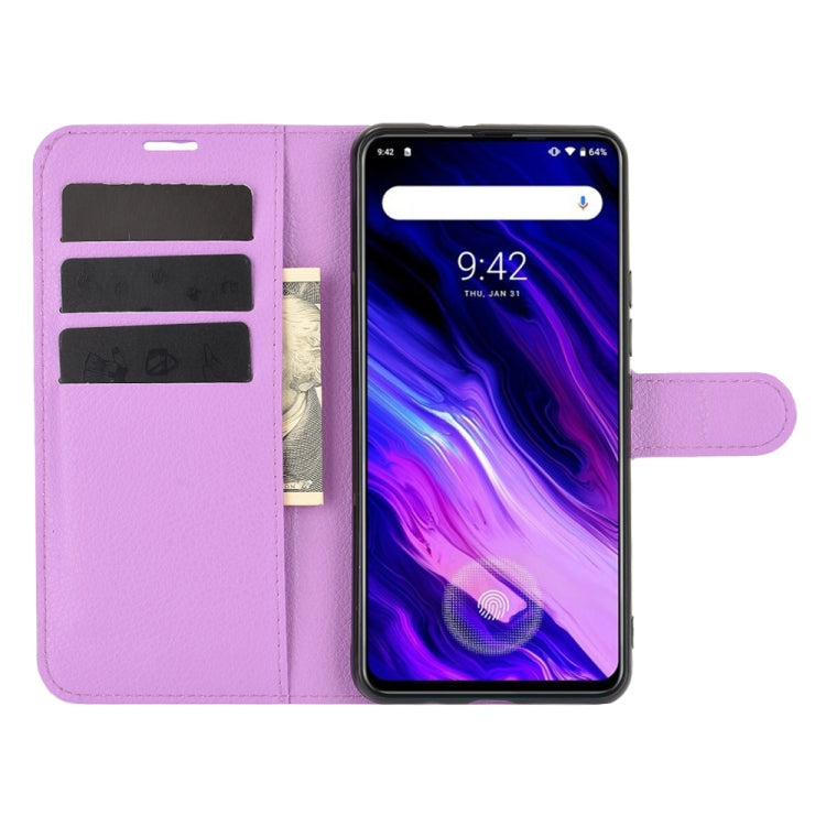 For Umidigi S5 Pro Litchi Texture Horizontal Flip Protective Case with Holder & Card Slots & Wallet