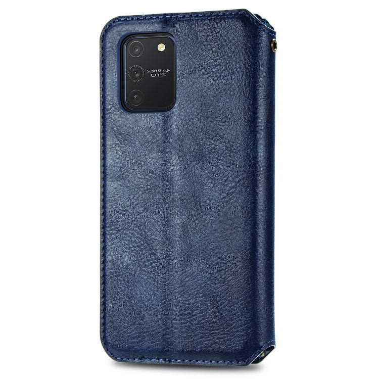 For Galaxy M80S/A91/S10 Lite Cubic Grid Pressed Horizontal Flip Magnetic Leather Case with Holder & Card Slots & Wallet