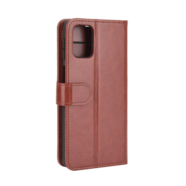 For Samsung Galaxy M31s R64 Texture Single Horizontal Flip Protective Case with Holder & Card Slots & Wallet & Photo Frame