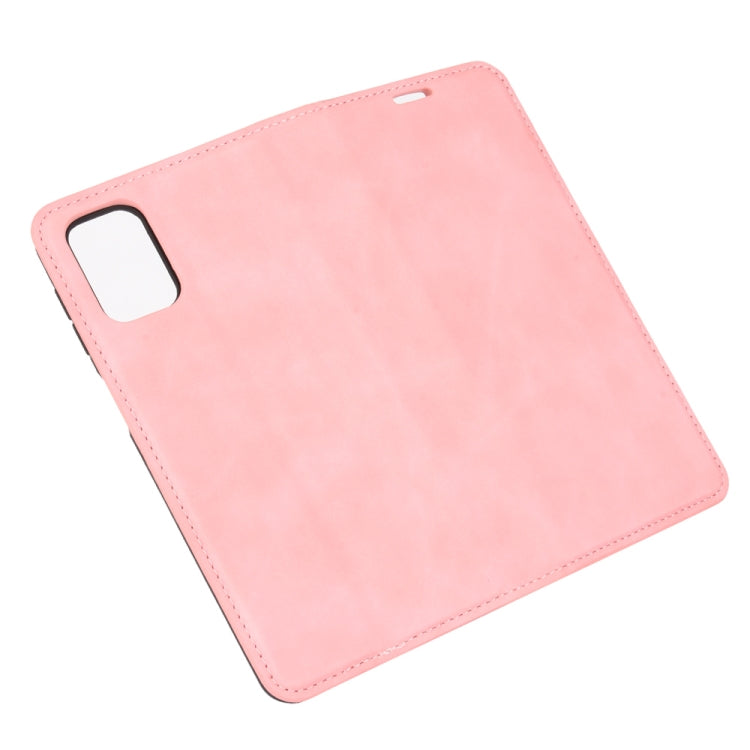 For Samsung Galaxy M31s Retro-skin Business Magnetic Suction Leather Case with Holder & Card Slots & Wallet
