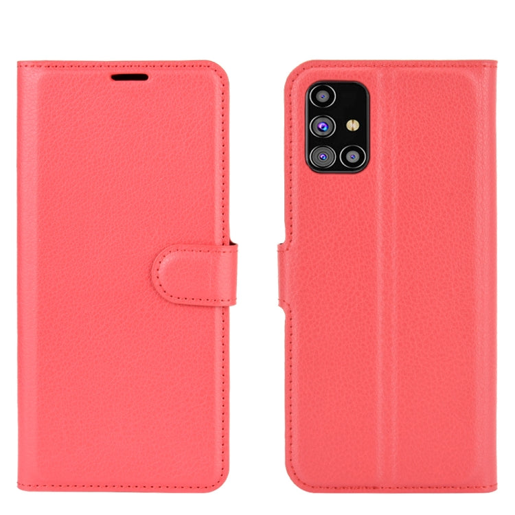 For Samsung Galaxy M31s Litchi Texture Horizontal Flip Protective Case with Holder & Card Slots & Wallet