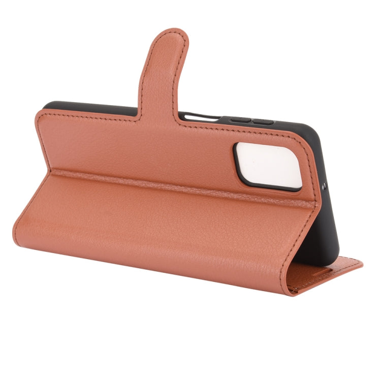 For Samsung Galaxy M31s Litchi Texture Horizontal Flip Protective Case with Holder & Card Slots & Wallet
