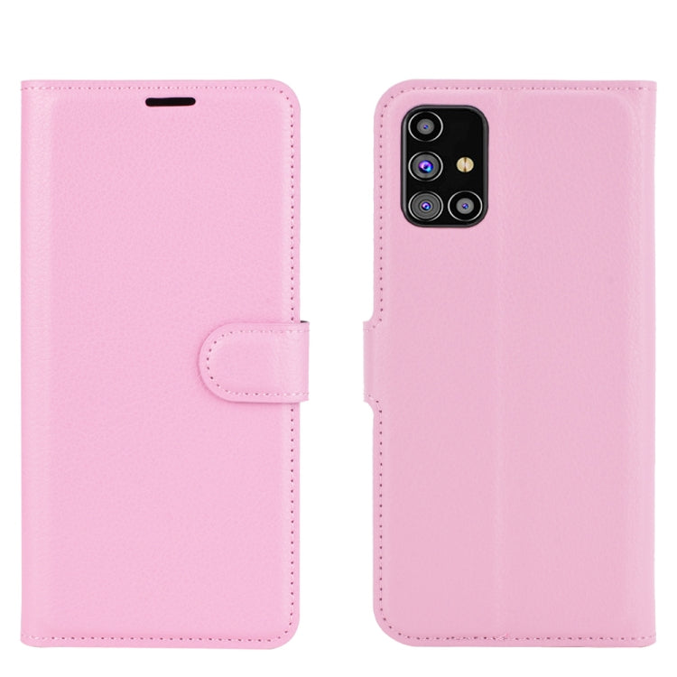 For Samsung Galaxy M31s Litchi Texture Horizontal Flip Protective Case with Holder & Card Slots & Wallet