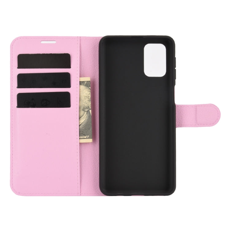 For Samsung Galaxy M31s Litchi Texture Horizontal Flip Protective Case with Holder & Card Slots & Wallet