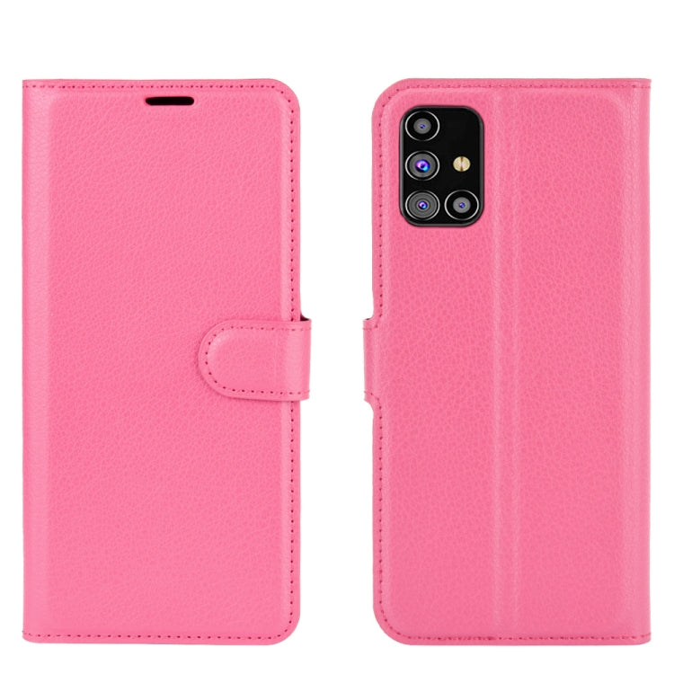 For Samsung Galaxy M31s Litchi Texture Horizontal Flip Protective Case with Holder & Card Slots & Wallet