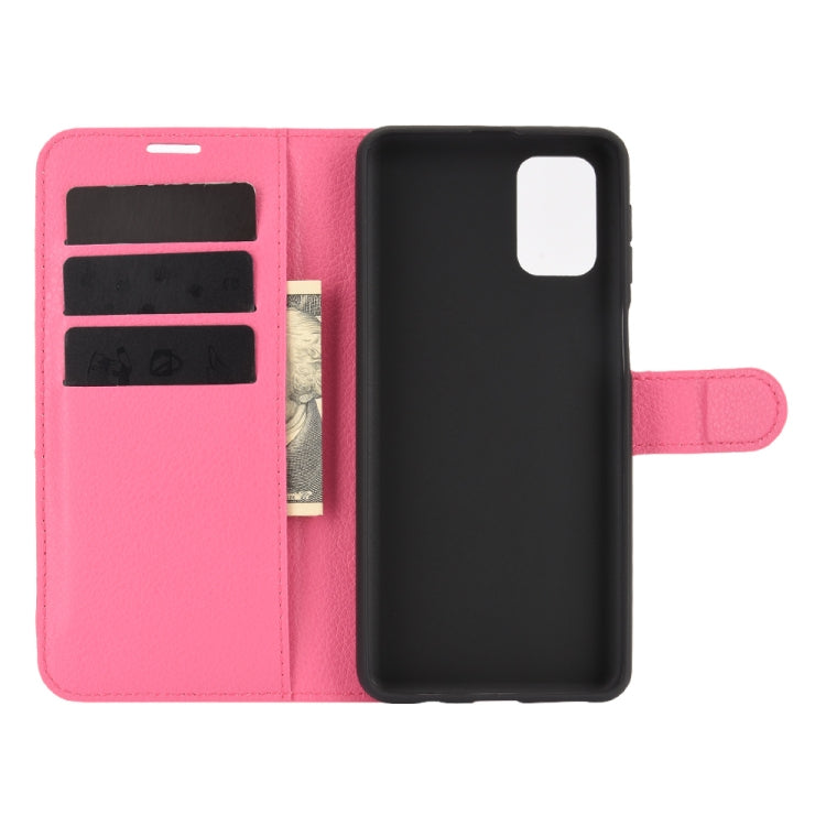 For Samsung Galaxy M31s Litchi Texture Horizontal Flip Protective Case with Holder & Card Slots & Wallet