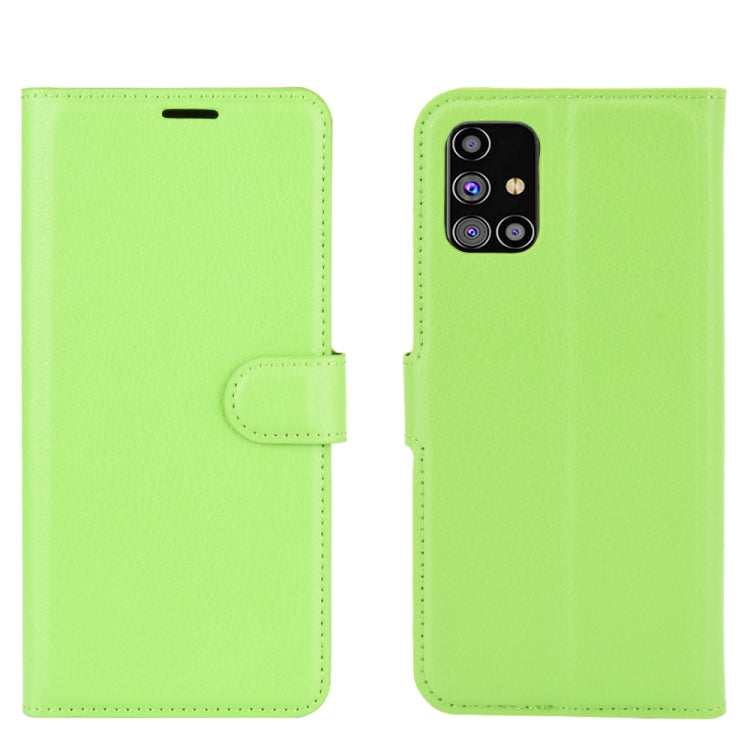 For Samsung Galaxy M31s Litchi Texture Horizontal Flip Protective Case with Holder & Card Slots & Wallet