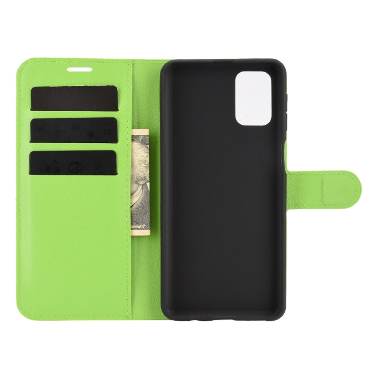 For Samsung Galaxy M31s Litchi Texture Horizontal Flip Protective Case with Holder & Card Slots & Wallet