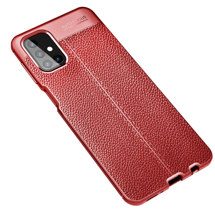 For Samsung Galaxy M31s Litchi Texture TPU Shockproof Case
