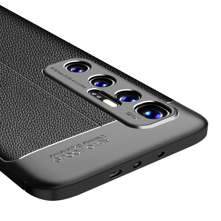 For Xiaomi Mi 10 Ultra Litchi Texture TPU Shockproof Case