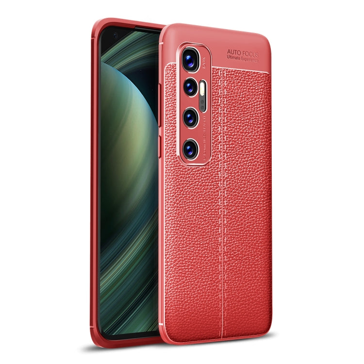 For Xiaomi Mi 10 Ultra Litchi Texture TPU Shockproof Case