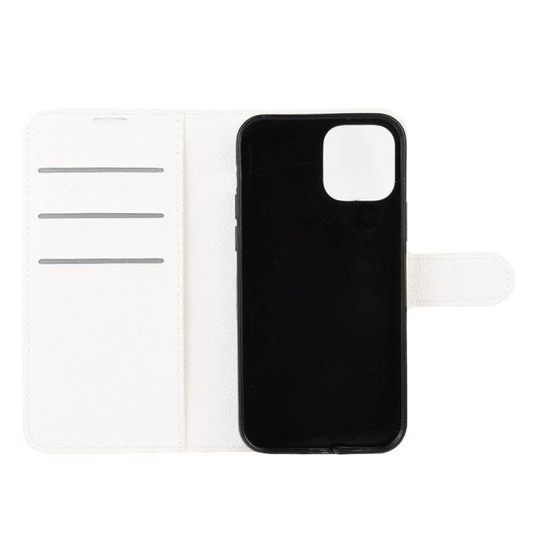 For iPhone 12 Pro Max Litchi Texture Horizontal Flip Protective Case with Holder & Card Slots & Wallet