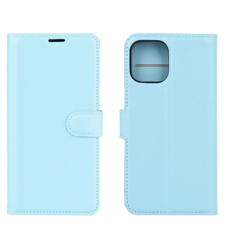 For iPhone 12 Pro Max Litchi Texture Horizontal Flip Protective Case with Holder & Card Slots & Wallet