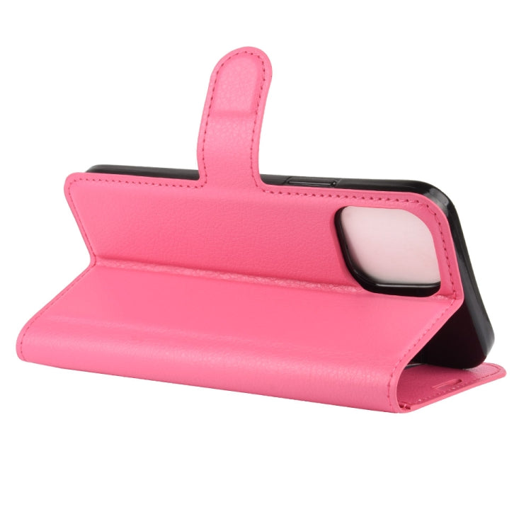 For iPhone 12 Pro Max Litchi Texture Horizontal Flip Protective Case with Holder & Card Slots & Wallet