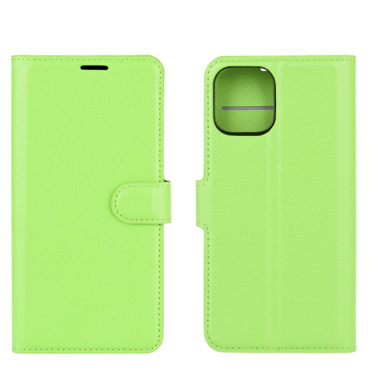 For iPhone 12 Pro Max Litchi Texture Horizontal Flip Protective Case with Holder & Card Slots & Wallet