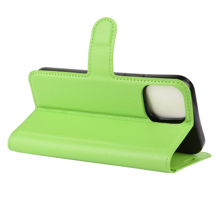 For iPhone 12 Pro Max Litchi Texture Horizontal Flip Protective Case with Holder & Card Slots & Wallet