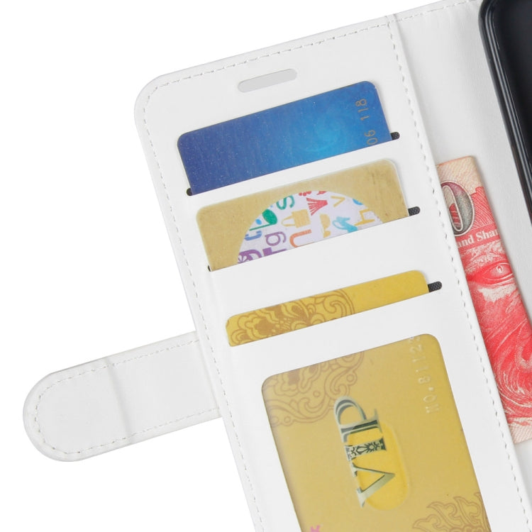 For iPhone 12 Pro Max R64 Texture Single Horizontal Flip Protective Case with Holder & Card Slots & Wallet& Photo Frame