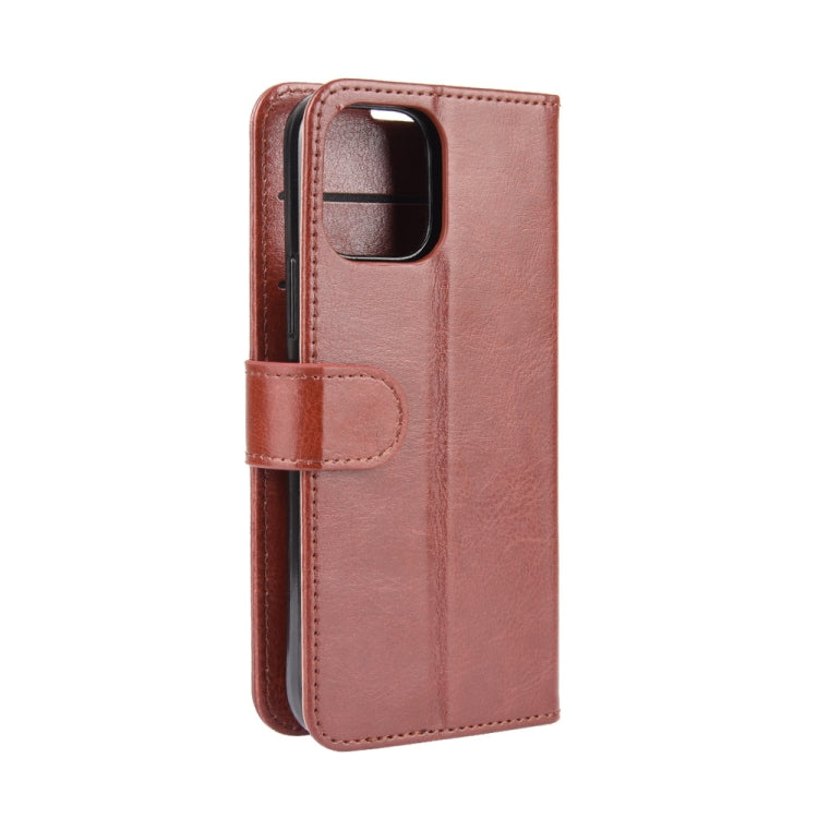 For iPhone 12 Pro Max R64 Texture Single Horizontal Flip Protective Case with Holder & Card Slots & Wallet& Photo Frame