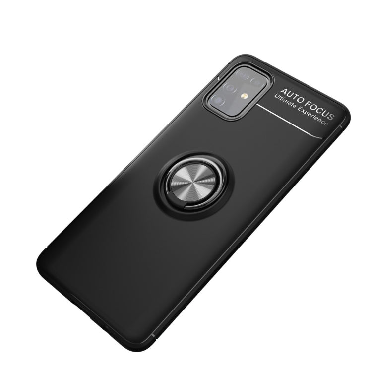 For Samsung Galaxy  M31S Metal Ring Holder 360 Degree Rotating TPU Case
