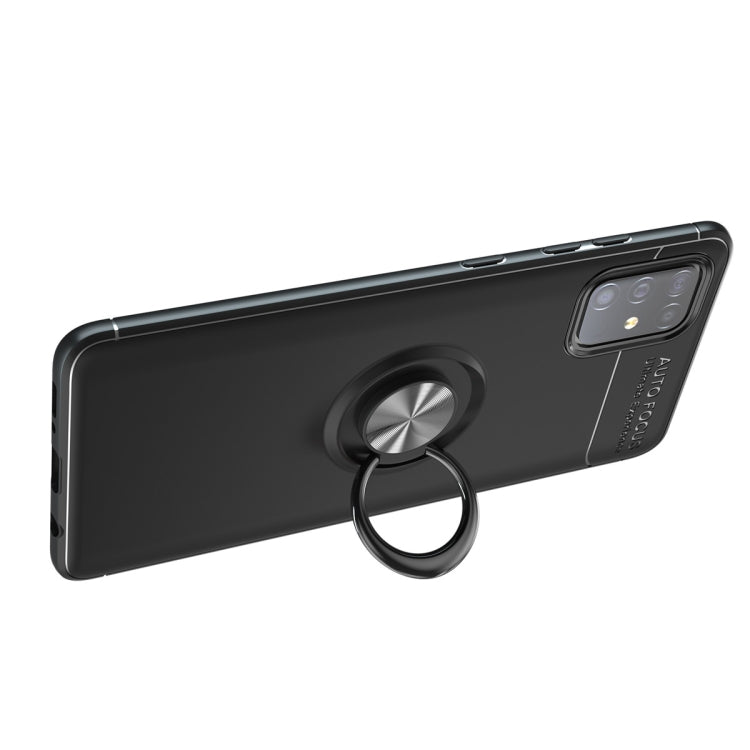 For Samsung Galaxy  M31S Metal Ring Holder 360 Degree Rotating TPU Case