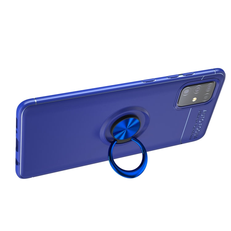 For Samsung Galaxy  M31S Metal Ring Holder 360 Degree Rotating TPU Case