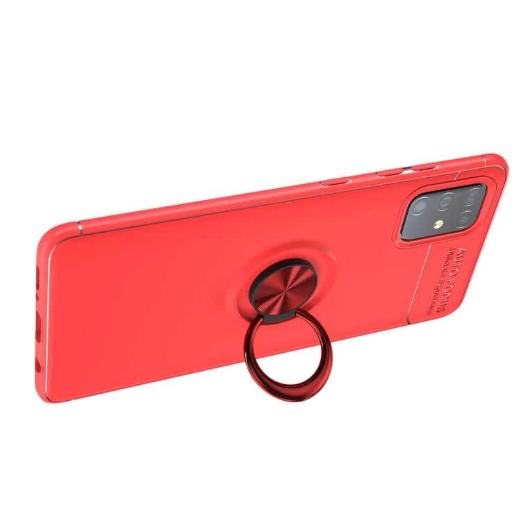 For Samsung Galaxy  M31S Metal Ring Holder 360 Degree Rotating TPU Case
