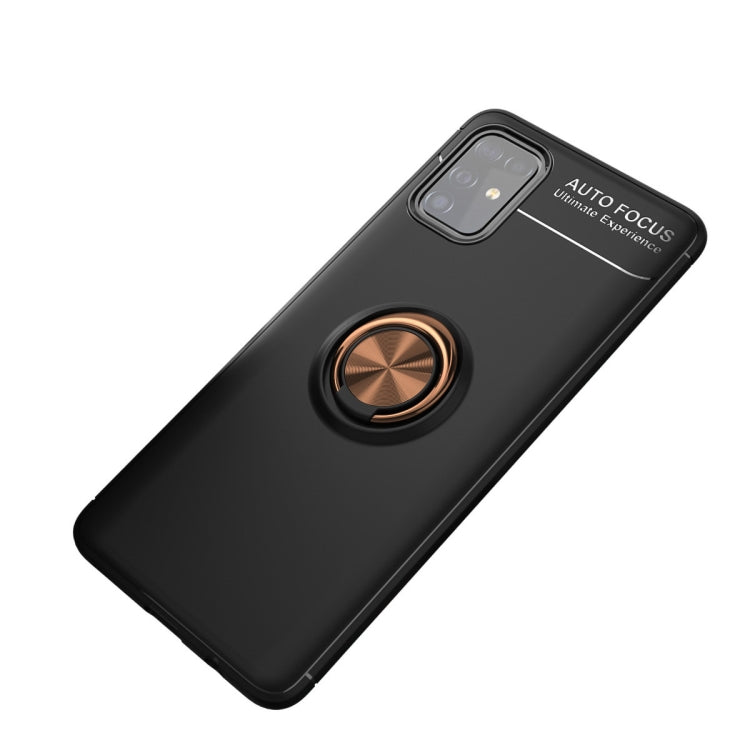 For Samsung Galaxy  M31S Metal Ring Holder 360 Degree Rotating TPU Case