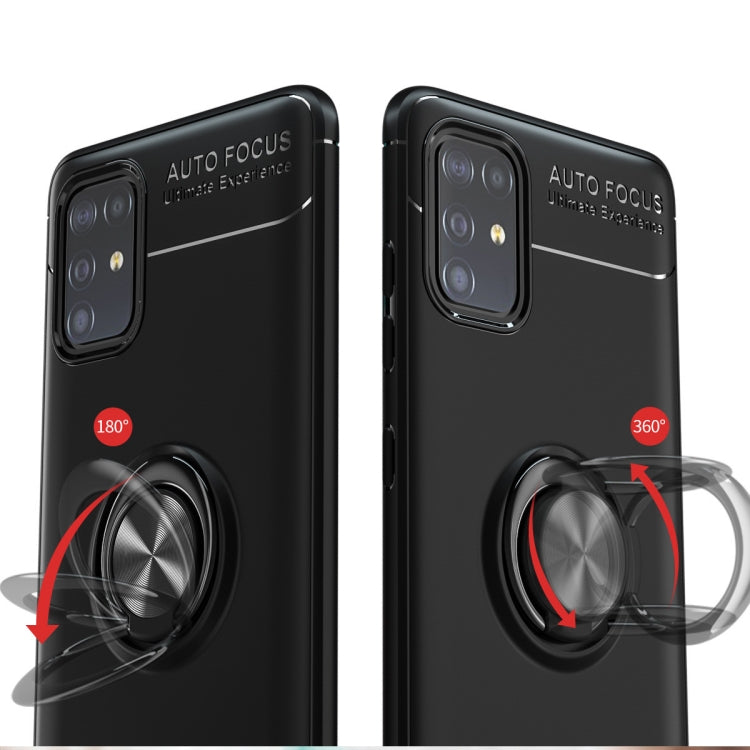 For Samsung Galaxy  M31S Metal Ring Holder 360 Degree Rotating TPU Case