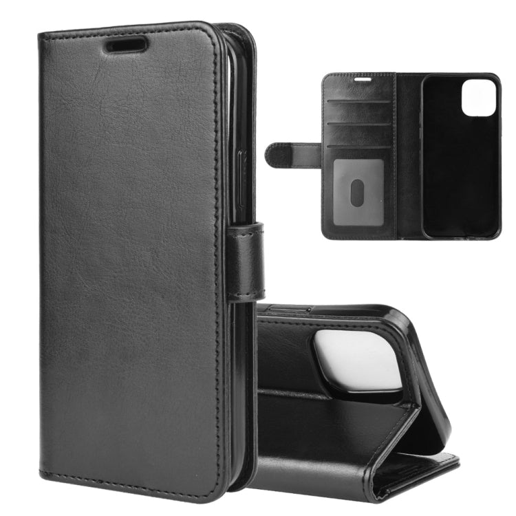 For iPhone 12 mini R64 Texture Single Horizontal Flip Protective Case with Holder & Card Slots & Wallet & Photo Frame