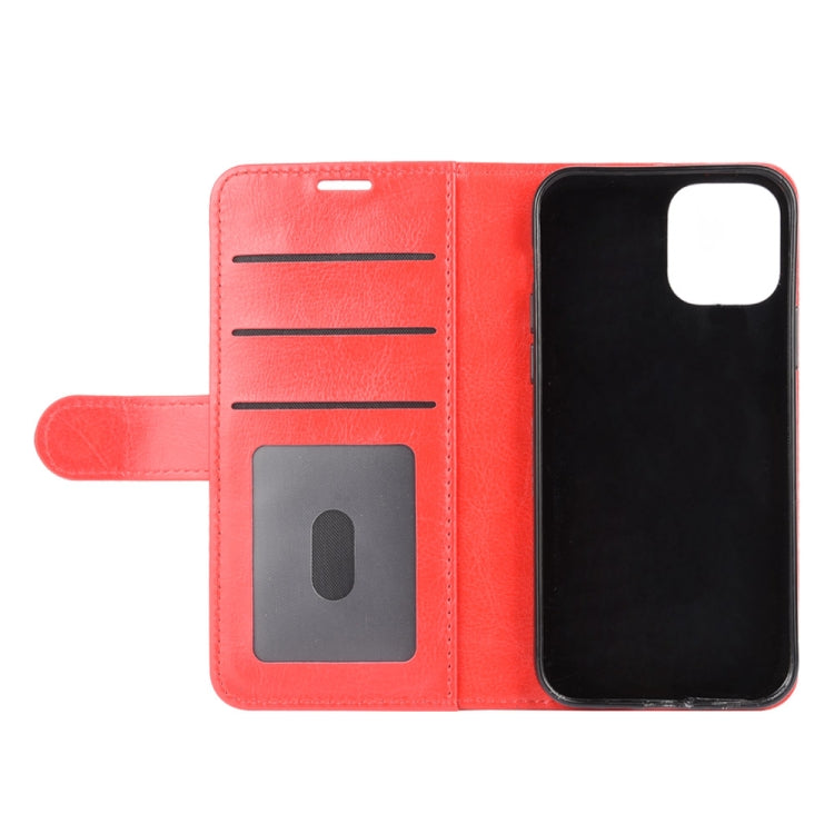 For iPhone 12 mini R64 Texture Single Horizontal Flip Protective Case with Holder & Card Slots & Wallet & Photo Frame