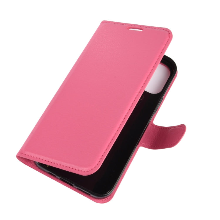 For iPhone 12 mini Litchi Texture Horizontal Flip Protective Case with Holder & Card Slots & Wallet