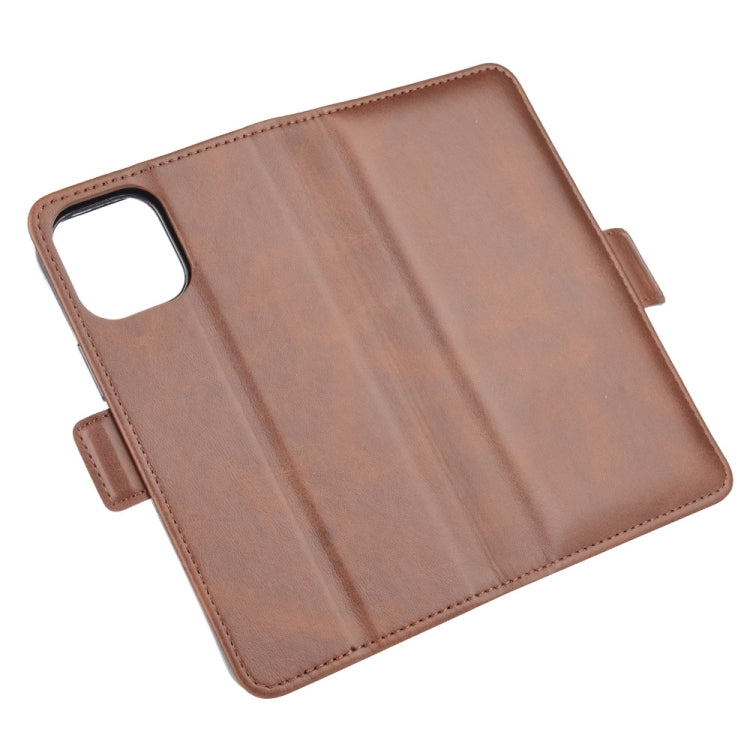 For iPhone 12 mini Dual-side Magnetic Buckle Horizontal Flip Leather Case with Holder & Card Slots & Wallet