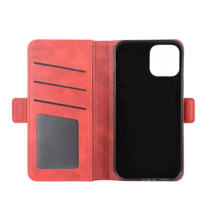 For iPhone 12 mini Dual-side Magnetic Buckle Horizontal Flip Leather Case with Holder & Card Slots & Wallet