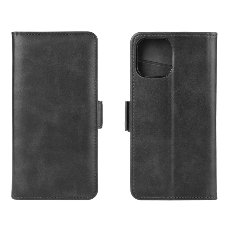 For iPhone 12 Pro Max Dual-side Magnetic Buckle Horizontal Flip Leather Case with Holder & Card Slots & Wallet
