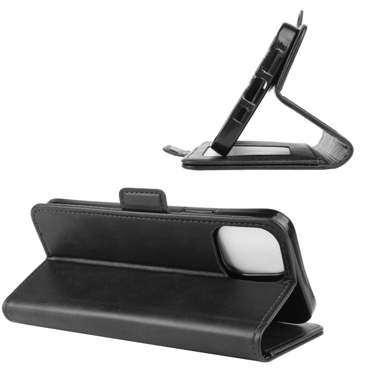 For iPhone 12 Pro Max Dual-side Magnetic Buckle Horizontal Flip Leather Case with Holder & Card Slots & Wallet