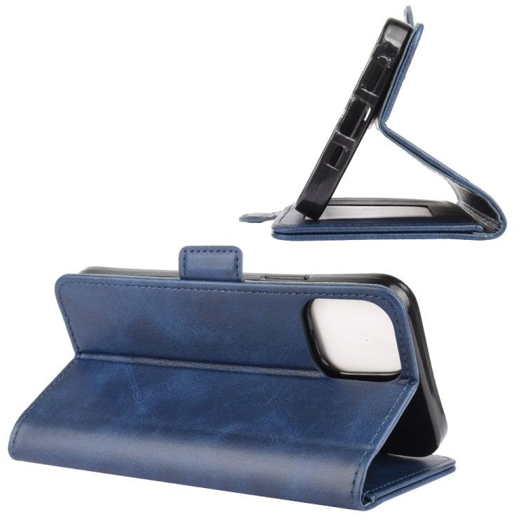 For iPhone 12 Pro Max Dual-side Magnetic Buckle Horizontal Flip Leather Case with Holder & Card Slots & Wallet