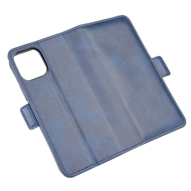 For iPhone 12 Pro Max Dual-side Magnetic Buckle Horizontal Flip Leather Case with Holder & Card Slots & Wallet