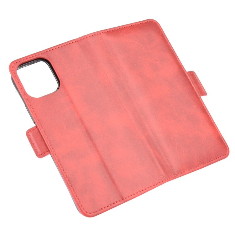 For iPhone 12 Pro Max Dual-side Magnetic Buckle Horizontal Flip Leather Case with Holder & Card Slots & Wallet