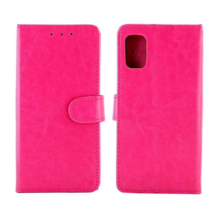 For Samsung Galaxy M51 (Side Fingerprint) Crazy Horse Texture Leather Horizontal Flip Protective Case with Holder & Card Slots & Wallet & Photo Frame