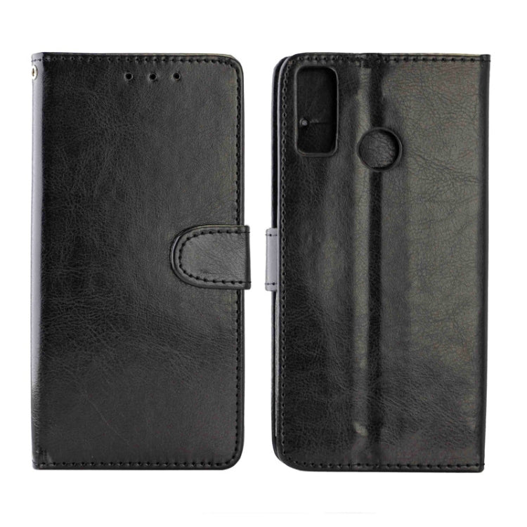 For Huawei Y8S Crazy Horse Texture Leather Horizontal Flip Protective Case with Holder & Card Slots & Wallet & Photo Frame