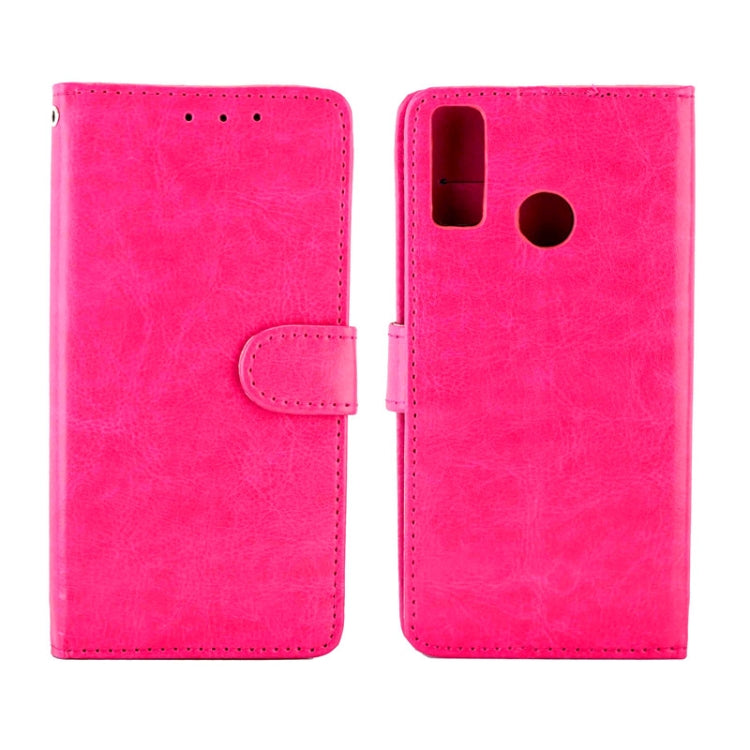 For Huawei Y8S Crazy Horse Texture Leather Horizontal Flip Protective Case with Holder & Card Slots & Wallet & Photo Frame
