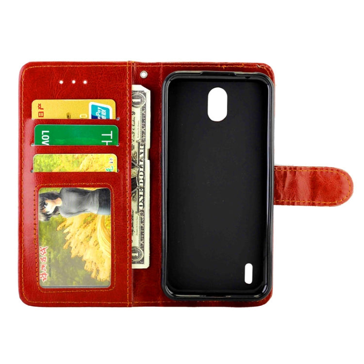 For Nokia 1.3 Crazy Horse Texture Leather Horizontal Flip Protective Case with Holder & Card Slots & Wallet & Photo Frame