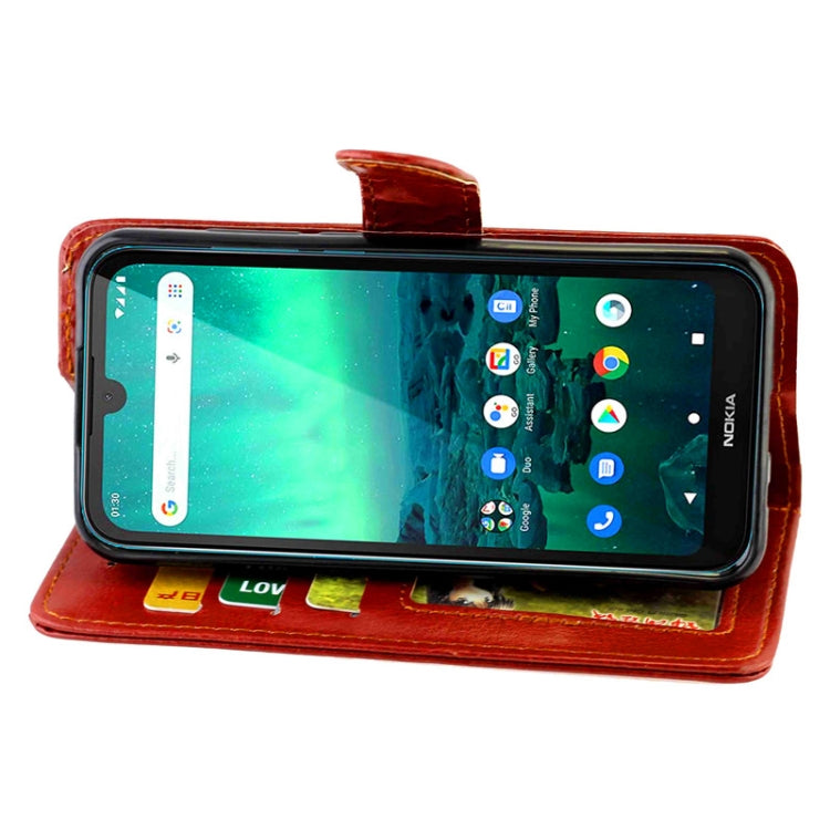 For Nokia 1.3 Crazy Horse Texture Leather Horizontal Flip Protective Case with Holder & Card Slots & Wallet & Photo Frame
